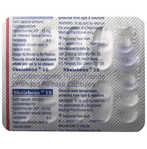 skelebenz 15mg capsule 10's